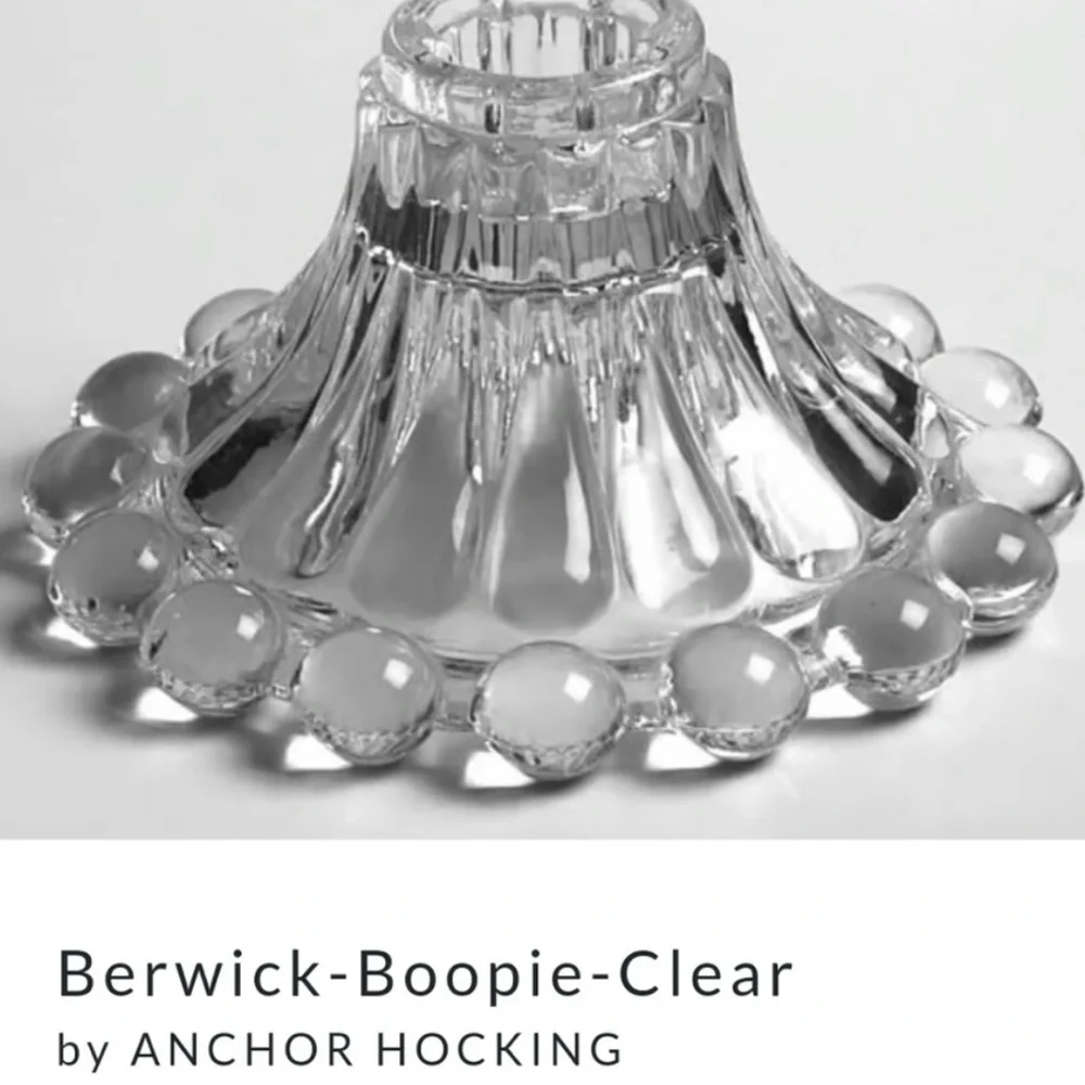 Berwick-Boopie  set of 2 stackable candlestick holders